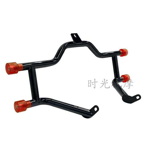 哈雷滑翔二字杠路王公路ST大道滑翔PB风格前护杠保险杠竞技二字杠