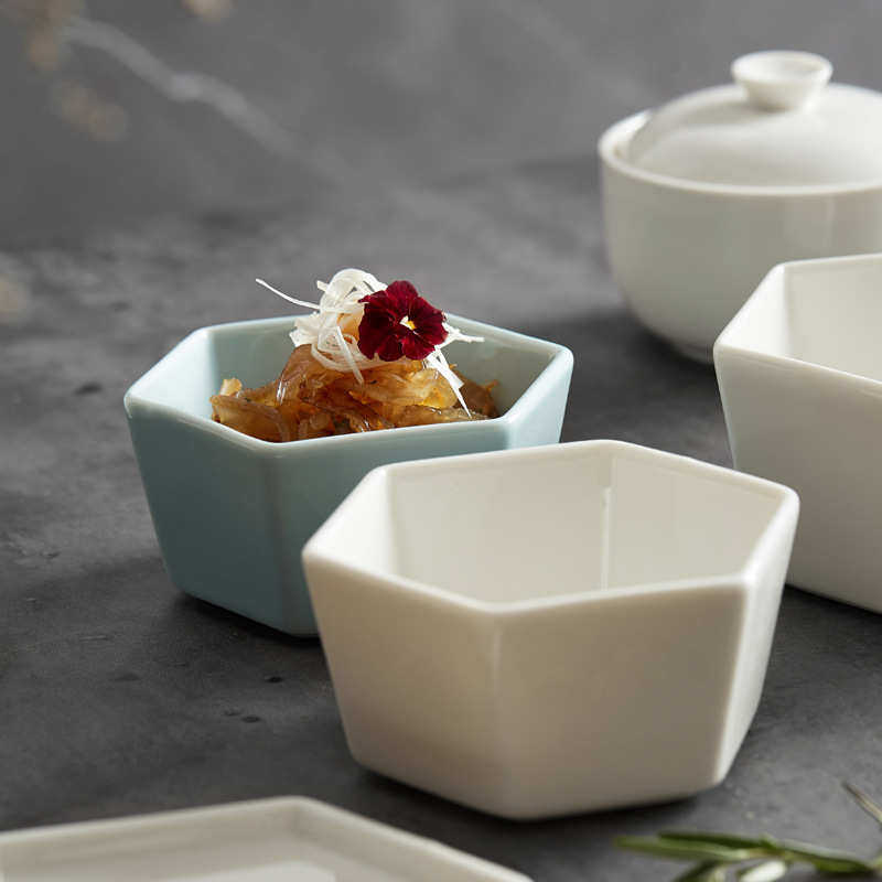 陶瓷餐具 羊脂玉盖碗 带盖炖盅 燕窝盅大号粥碗 日式陶瓷酒店餐具,餐饮具,碗,淘宝优惠券,粉丝福利购,淘宝优惠卷