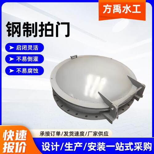 钢制拍门防倒灌PEPP拍门玻璃钢拍门浮箱拍门钢制铸铁不锈钢拍门