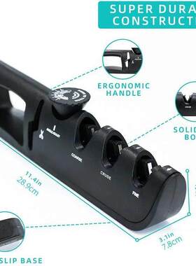 Knife Sharpener Angle 4 Stages Scissors Sharpening stone Pro