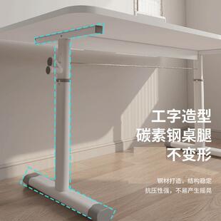 厂家供应简约手摇升降桌家用学习桌电脑桌卧室电脑桌现代升降桌子