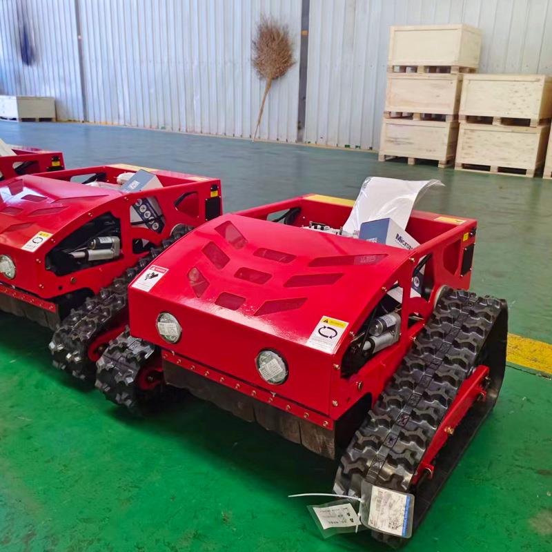 园林杂草修履带遥剪控割机多功能汽油遥控草机果园ZAL草割剪草机