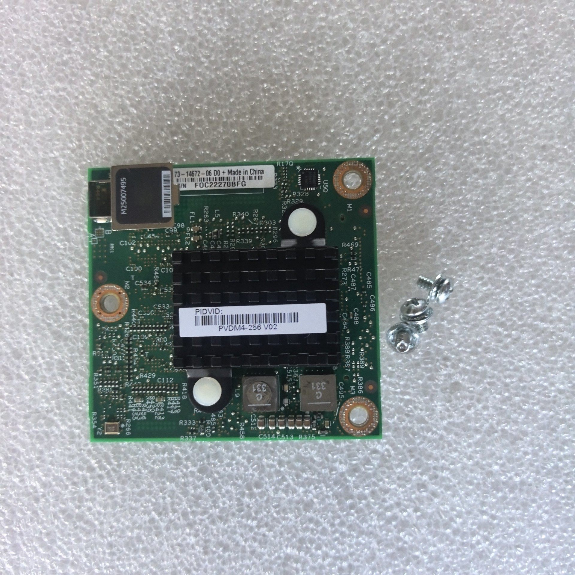 思科 PVDM4-256 语音模块，256的哦，原装拆机，成