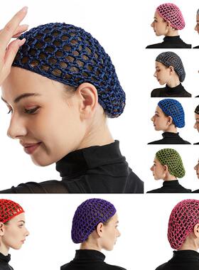 Handmade net hat women 女士手工钩织涤纶短小帽