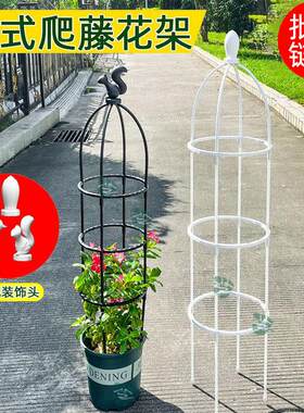 花架爬藤架子铁线莲月季花支架花盆植物攀爬支架室内山乌龟支撑杆
