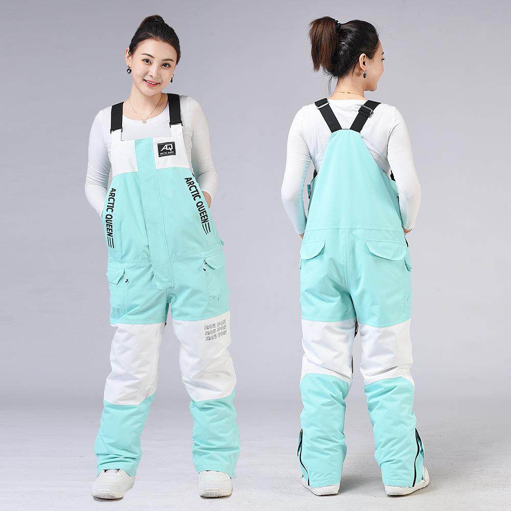 滑雪裤男女情侣款背带滑雪裤裤保暖滑雪装备单板滑雪服连体雪裤