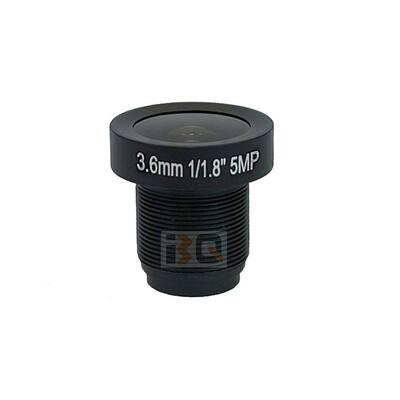 4K高清镜头1/ 1.8英寸M12接口3.6Mm6Mm12Mm16Mm25Mm工业相机M12镜头广角长焦800万像素5Mp