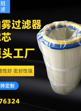 厂家供应替代P176324油雾过滤器滤芯切割液油雾分离滤芯折叠滤芯