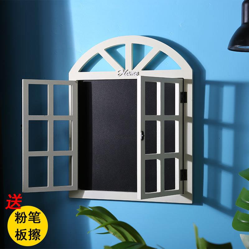 木质仿真假窗装饰窗户卧室墙面挂件客厅墙壁墙上木窗框装饰品挂饰