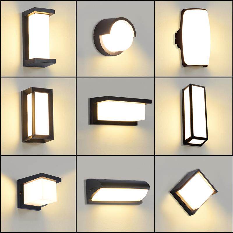 户外壁灯led超亮防水灯过道灯楼梯庭院门口灯室外阳台浴室墙壁灯