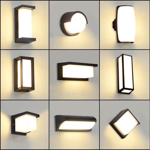 户外壁灯led超亮防水灯过道灯楼梯庭院门口灯室外阳台浴室墙壁灯