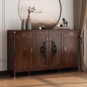 入户客厅玄关隔断柜室内阳台新款 全实木鞋 柜家用门口新中式 储物柜