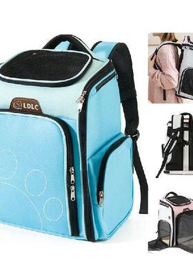 Cat Carrier Backpack Expandable Mesh Breathable Foldable