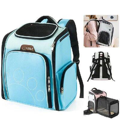 Cat Carrier Backpack Expandable Mesh Breathable Foldable