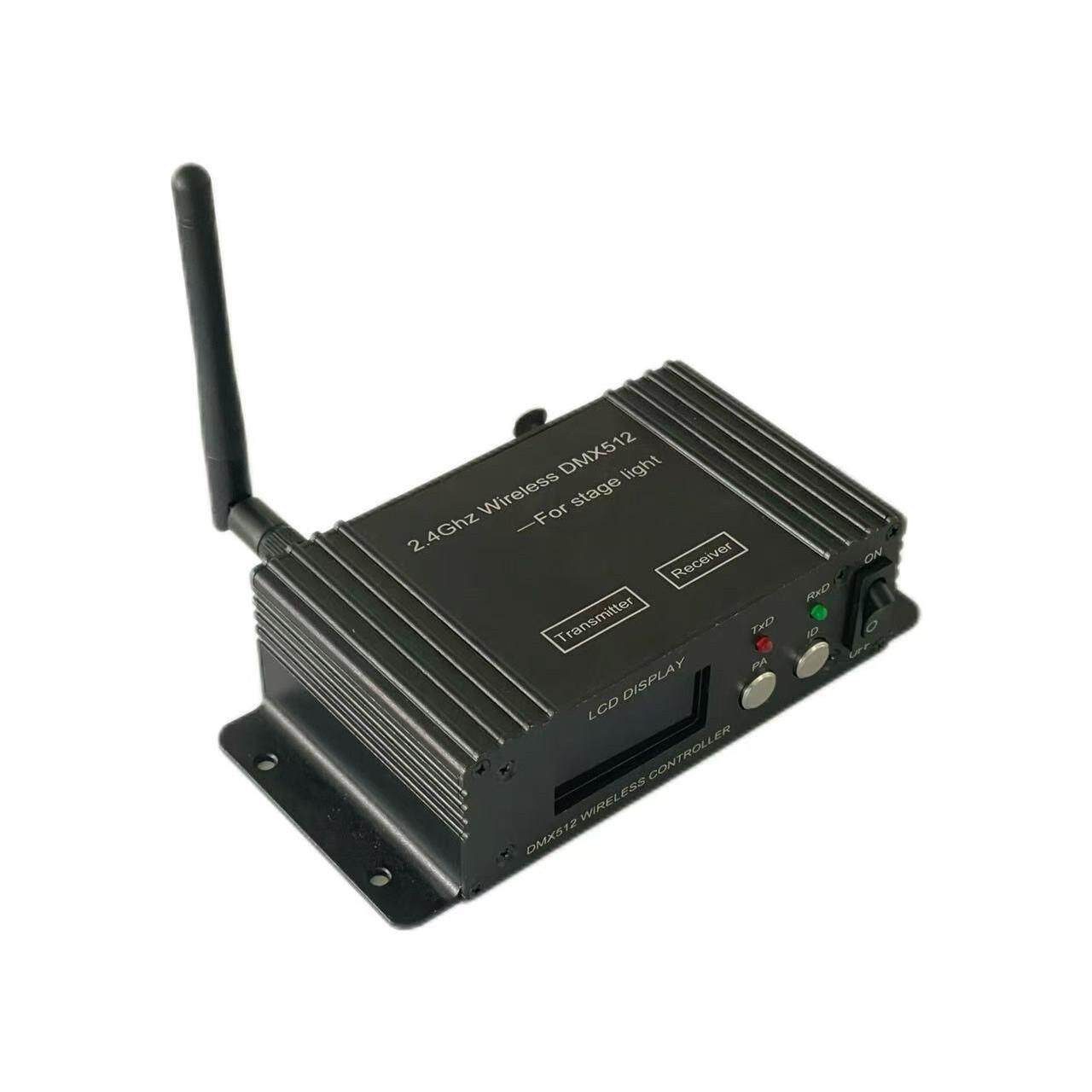 DMX512无线收发器控台发射器 舞台灯液晶屏接收器无线灯光控制器