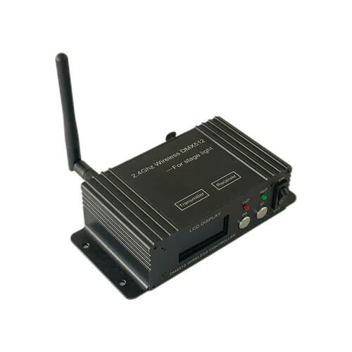 DMX512无线收发器控台发射器 舞台灯液晶屏接收器无线灯光控制器