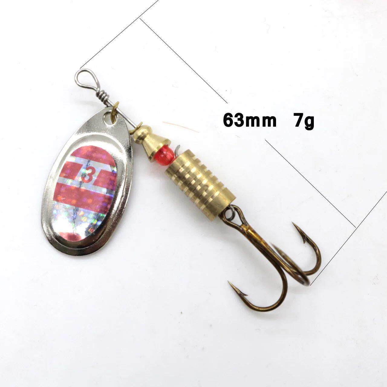 Metal Spoon Spinner Fishing Lure 10pcs Set Spoonbait Crankba