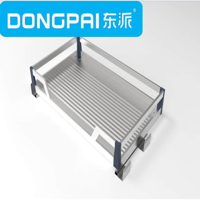 DONGPAI东派-不锈钢板式拉篮全钢拉篮厨房拉篮800不锈钢四边平篮