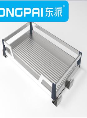 DONGPAI东派-不锈钢板式拉篮全钢拉篮厨房拉篮900不锈钢四边平篮