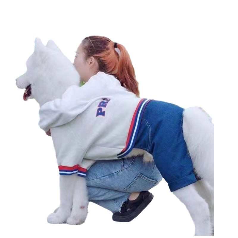 大狗狗衣秋冬金毛拉布拉多萨摩耶冬季加厚中大型犬冬天牛仔四脚包