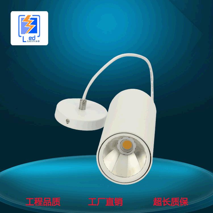 厂家供应15202530W明装LED轨道射灯烘焙店高显指-LED吊线
