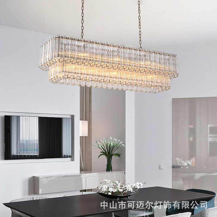 出口美式梅花玻璃管吊灯现代简约客厅奢华设计师软装别墅大气吊灯