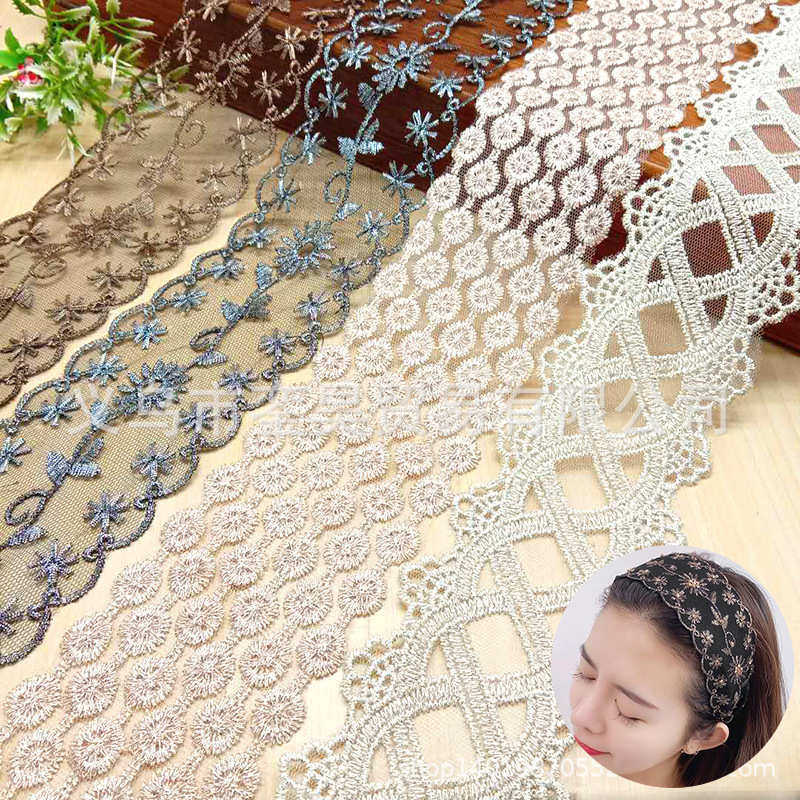韩版刺绣网纱蕾丝花边 diy头饰品蝴蝶结材料沙发窗帘服装辅料批发,居家布艺,花边,淘宝优惠券,粉丝福利购,淘宝优惠卷