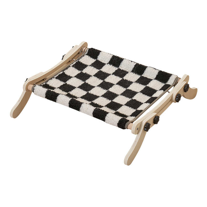 木质猫吊床阳台猫挂床悬挂猫窝床边猫床可挂可放四季保暖猫窝批发