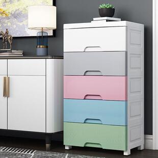 box storage MultiLayer cabinet wardrobe Drawer plastic style