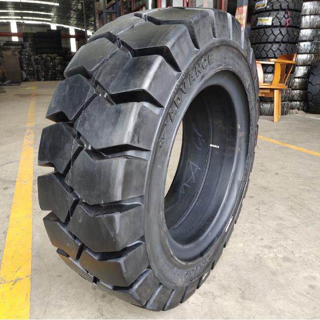 前进实心轮胎18×6-12.125轮胎TR花纹POB实心轮胎