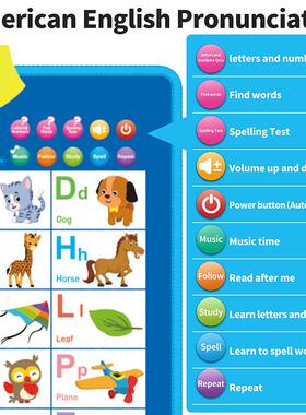 Electronic English Alphabet Wall Chart Talking ABC Letters