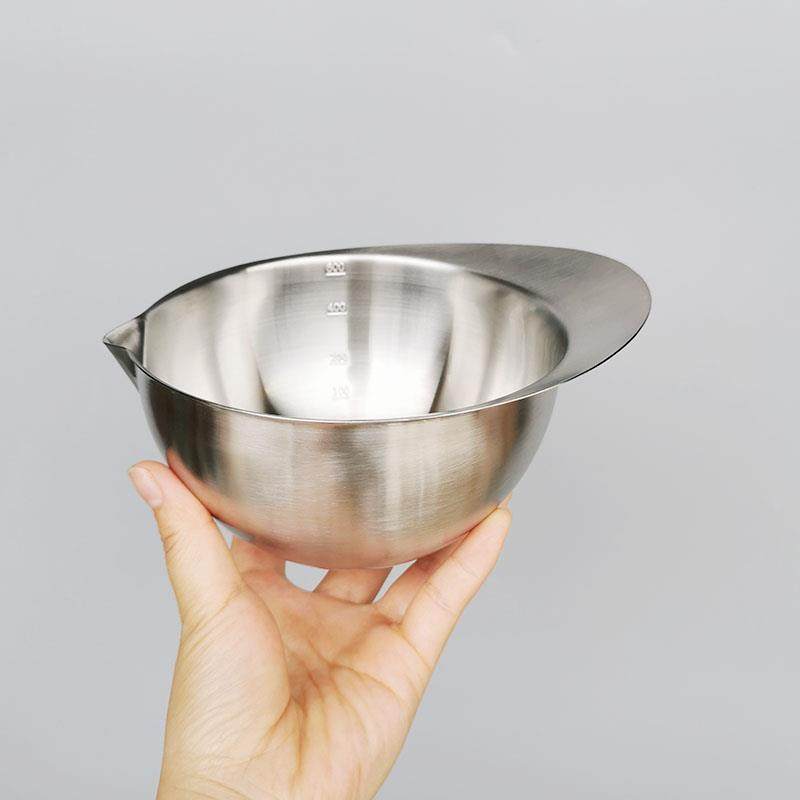 18/10不锈钢烘培碗小碗刻度碗量碗打蛋碗料理碗304调料碗600ML