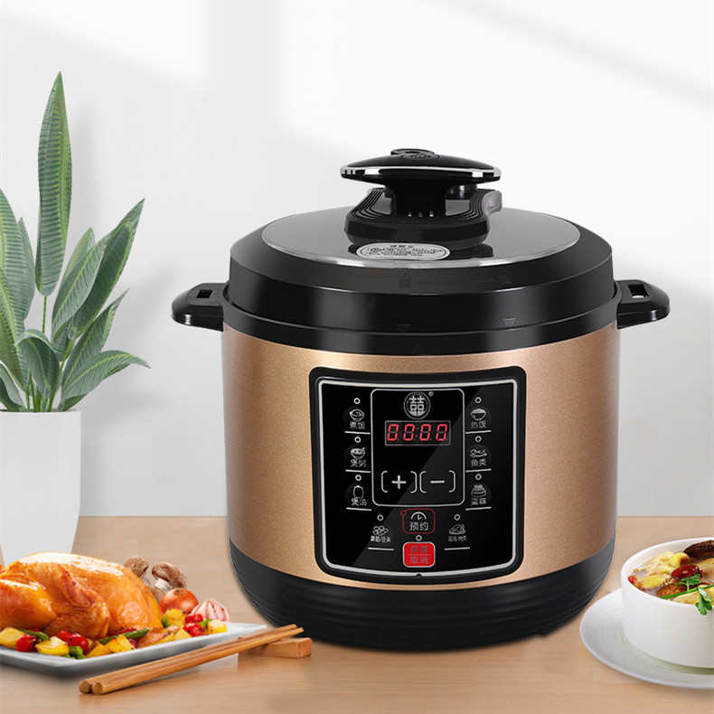欧规家用智能电压力锅炖煮锅微压电饭锅活动礼品5L大容量电压力锅