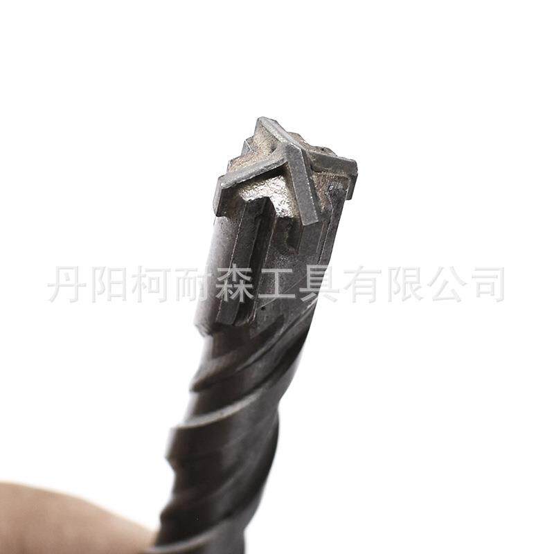 新款直销9pc圆柄电锤钻头套装 SDS两坑两槽十字钨钢合金刀头混凝