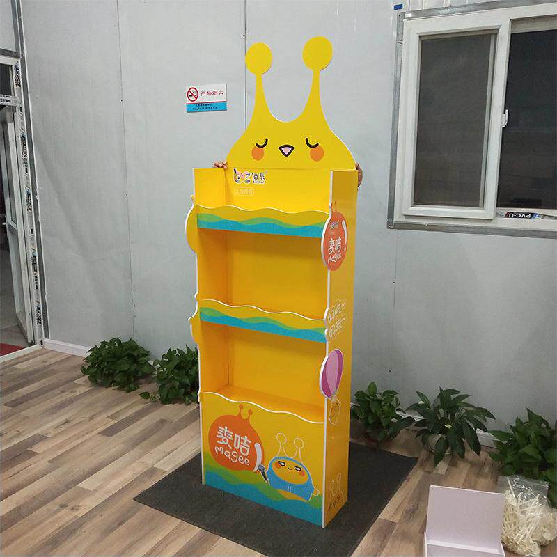 工厂制作PVC雪弗板陈列架超市商品货架展示超市广告促销货架