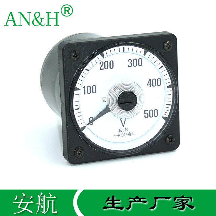 船用配电板仪表63L10-V电压表0-450V 500V 63L18 63L19交流电压表