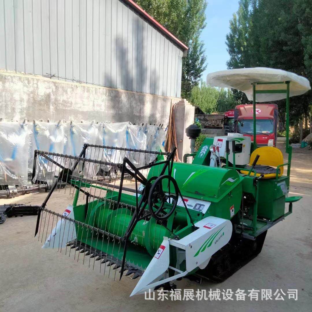 小型稻谷收割链机履轨带式小麦水稻联合割机收南联合收KQN割方机