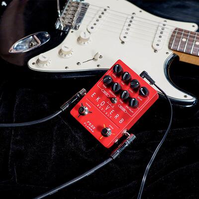 FLAMMA FS-22木电吉他双踩钉立体声延迟混响单块效果器