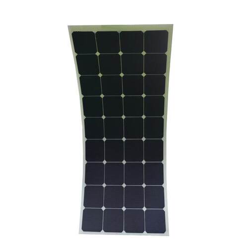 厂家sunpower120W 半柔性太阳能电池板 可弯曲 房车游艇设计