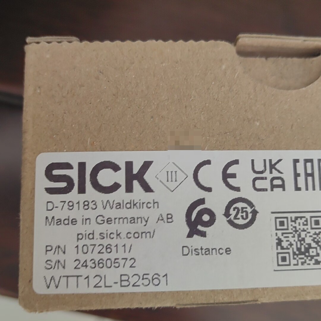 WTT12L-B2561 激光传感器 货号1072611