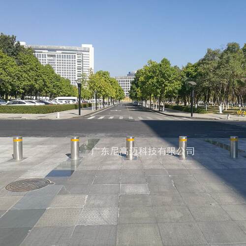 尼高迈自动液压升降柱不锈钢电动路桩防恐路障肇庆揭阳学校升缩庄