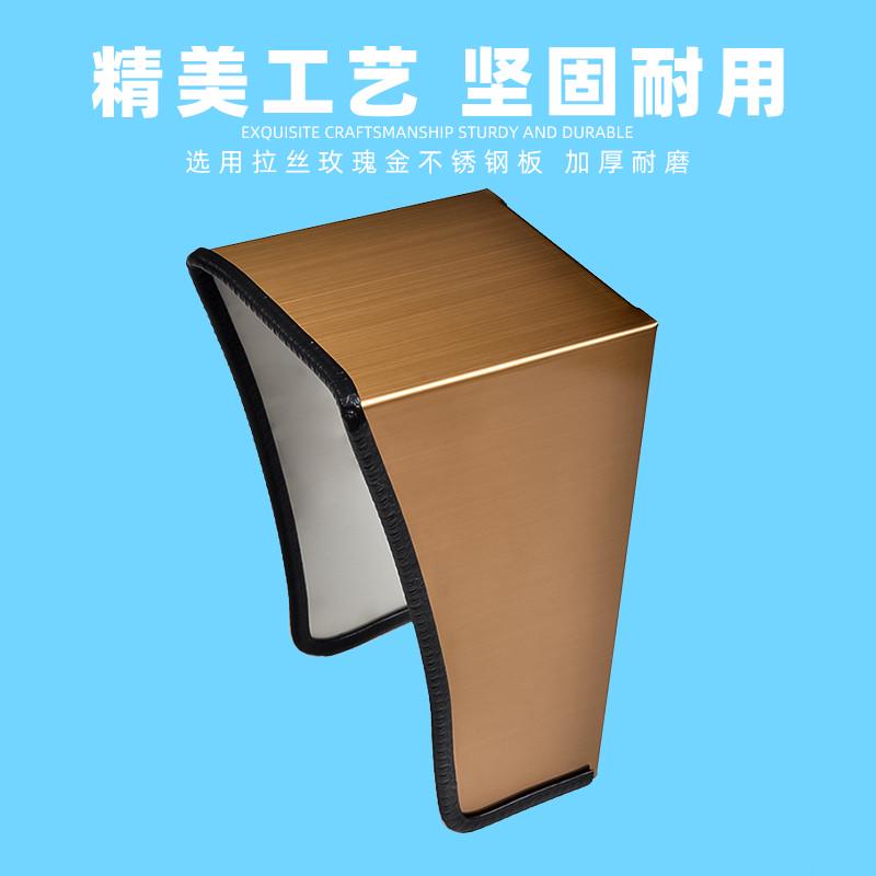 人脸识别门禁防水罩 室外门铃防雨罩不锈钢遮阳罩对讲主机保护罩