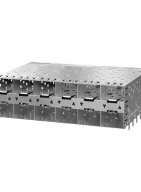 WHSFP06026D016 SFP2X6 外灯SFP CONNECTOR 压接脚镀金15u 连接器