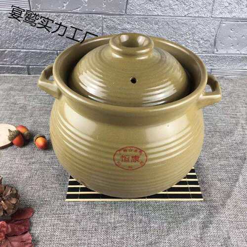 广西土砂锅耐高温老式陶土手工瓦罐明火煮粥炖汤汤锅沙煲
