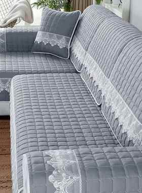 沙发垫装套四季通布cp#36266背用皮沙发套套罩防滑盖花边巾