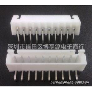 XH2.54-10AW连接器间距2.54mmXH-10P弯针白色针座一包1000只