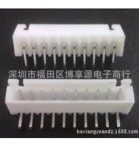 XH2.54-OKD10AW连接器间2.54mmXH距-1P弯针0白色针座一包1000只
