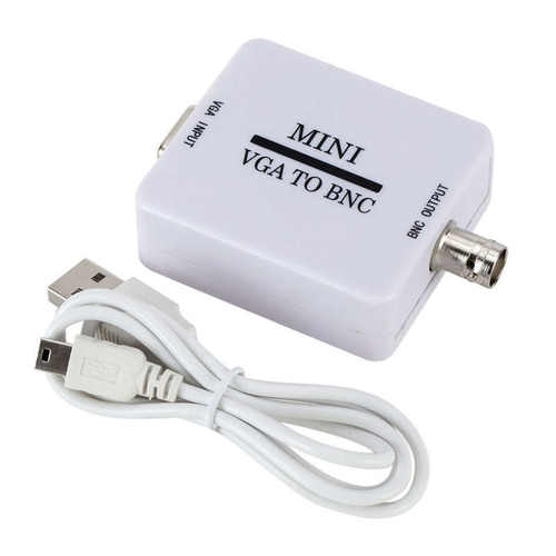 VGA转BNC视频转换器VGA转BNC监控视频转接头Q9线VGA TO BNC适配器