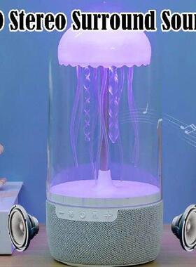 Creative Portable Colorful Jellyfish Lamp Bluetooth Speaker