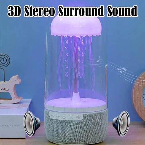 Creative Portable Colorful Jellyfish Lamp Bluetooth Speaker